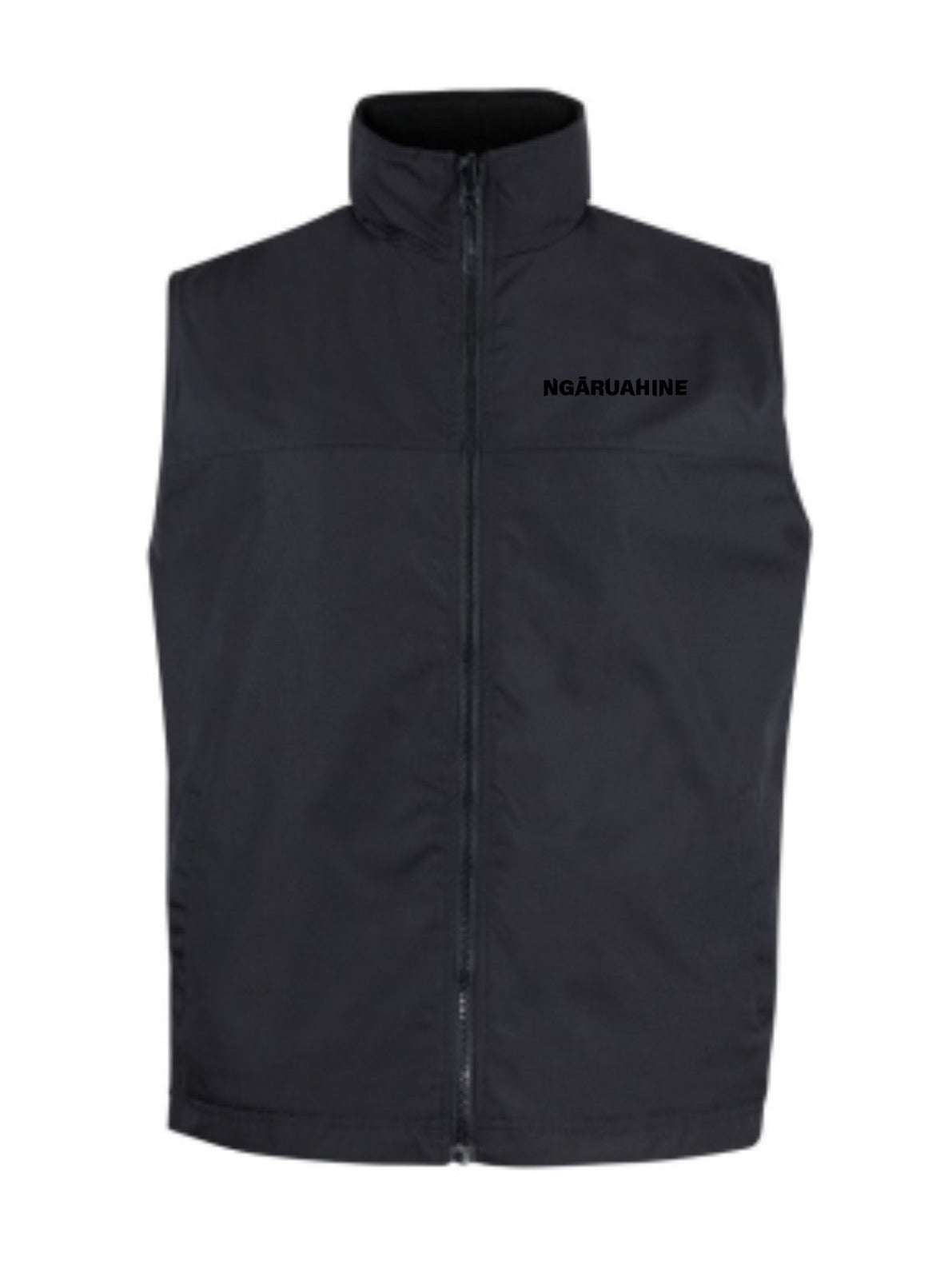 Ngāruahine Tāera 26 - Vest Black on Black