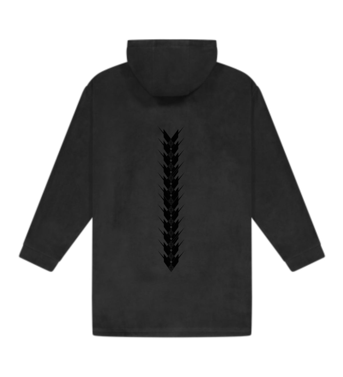 Ngāruahine Tāera 26 - Hauroko Black on Black