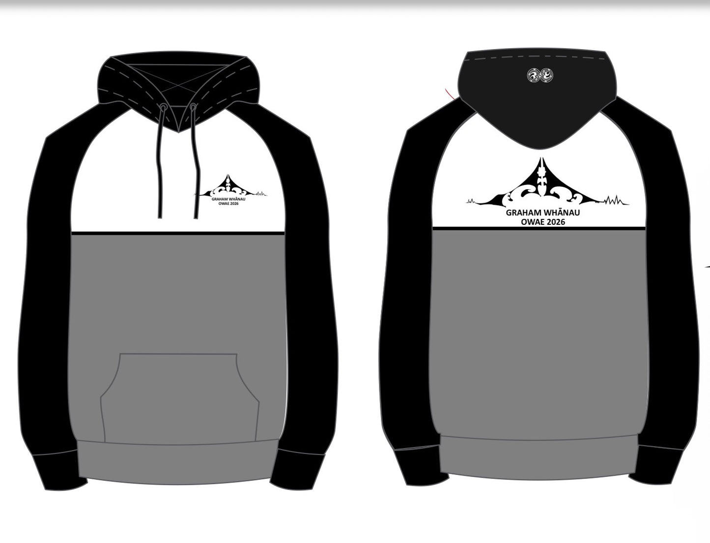 GRAHAM WHANAU REUNION  - SUB HOODY