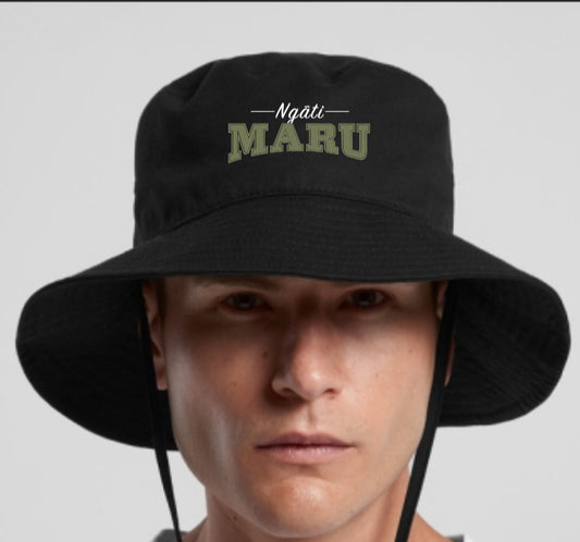 NGĀTI MARU - BUCKET EMBROIDERED