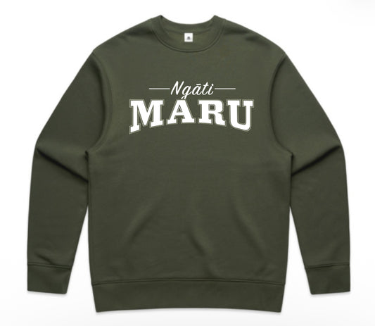 NGĀTI MARU - COTTON CREW