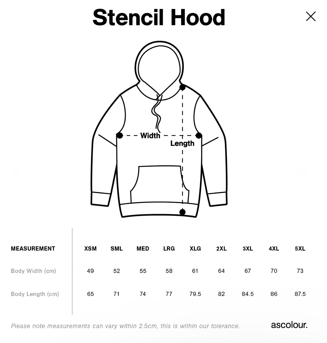 MUTUNGA RUGBY LEAGUE - ADULT STENCIL HOODY
